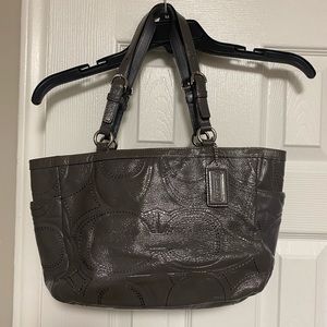 Authentic COACH Patent Leather Shoulder/ Tote Bag